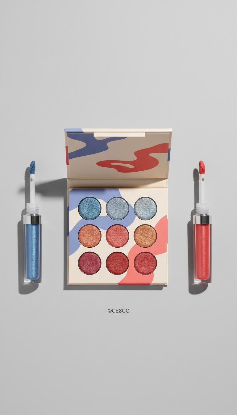 Compact Eyeshadow Palette For Graphic Looks